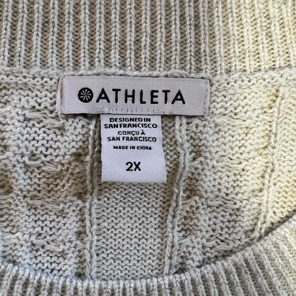 Athleta Crossroads Hawthorn Textured Crew Sweater - Picture 5 of 8